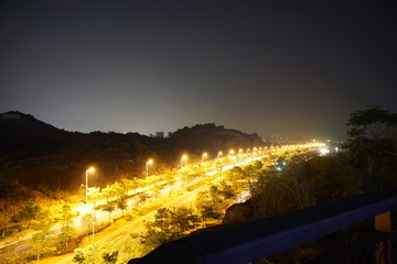 城市公路夜景