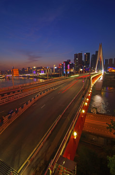 重庆夜景 重庆江北夜景