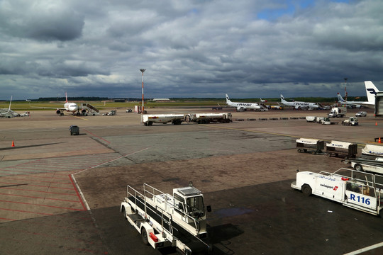 机场 停机坪 芬兰 赫尔辛基