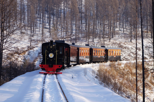 林海雪原小火车