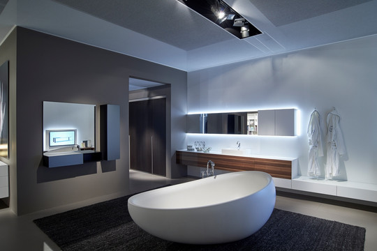 卫浴套间之现代浴缸浴室柜