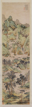 明 文徵明 萬壑爭(zhēng)流圖
