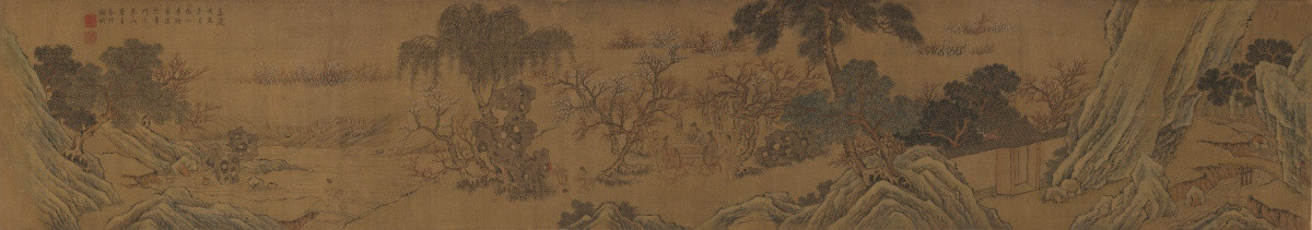 明 項(xiàng)圣謨 閩游圖絹本