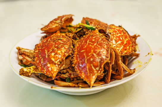 咖喱蟹 蟹 花蟹 海鲜
