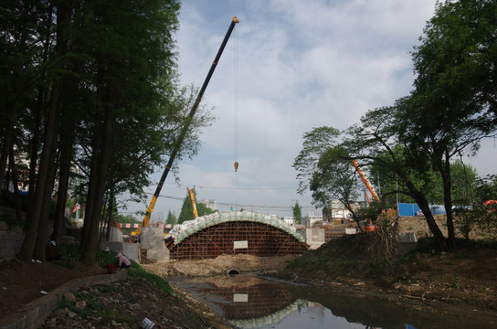 滁州南大桥改建施工
