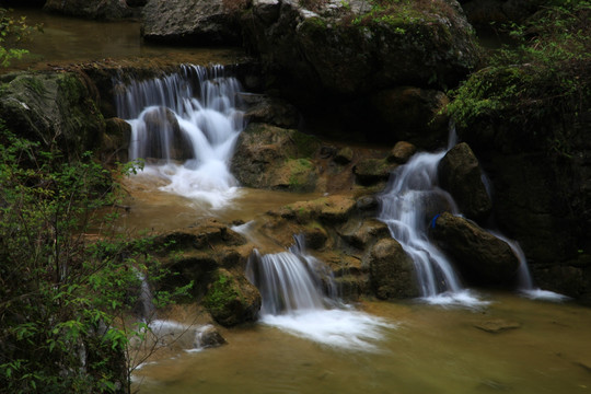 瀑布 自然风景