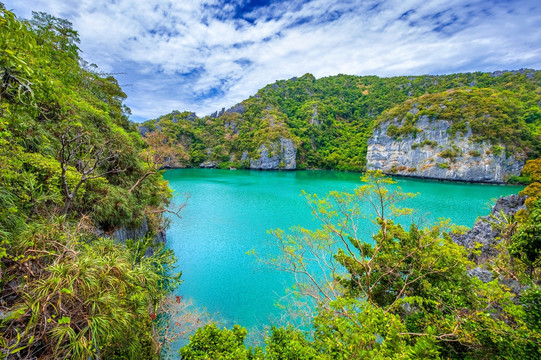 潟湖 安通国家海洋公园