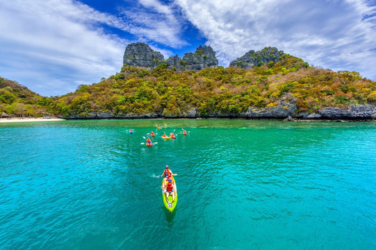 皮划艇 安通国家海洋公园