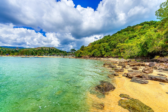 岩礁海岸 苏梅岛