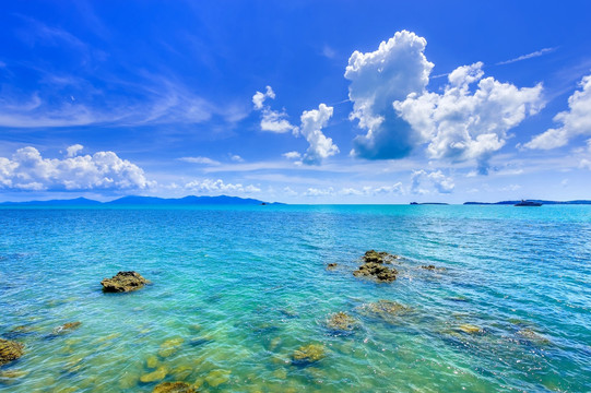 碧海蓝天 苏梅岛