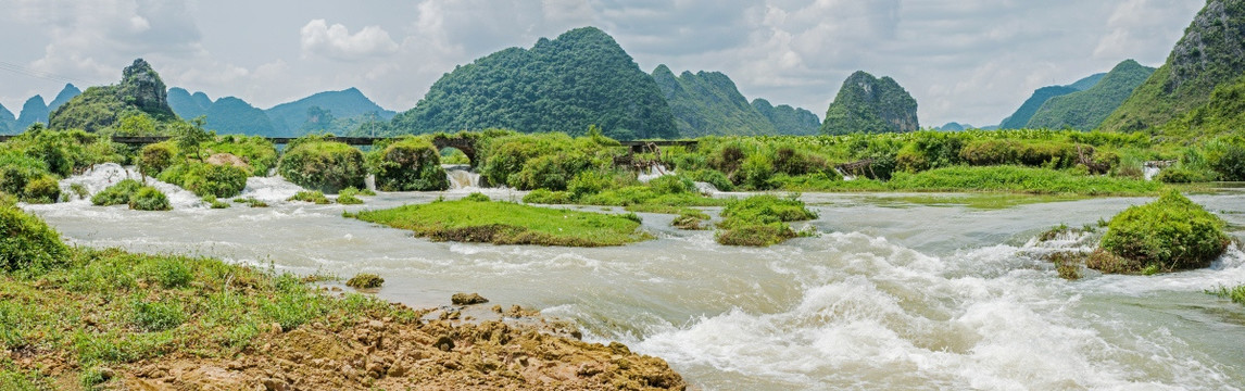 河流 小河淌水 靖西旅游 高清