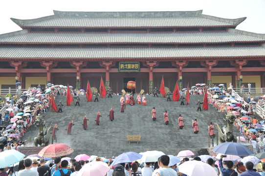 横店影视城秦王宫四海归一殿