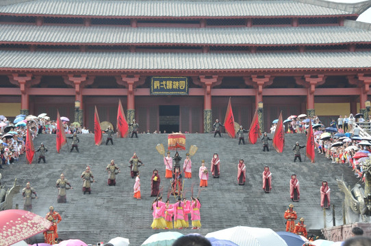 横店影视城秦王宫四海归一殿