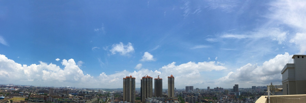 霞山西南部城区景观