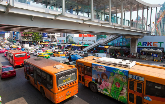 泰国街景 曼谷街景