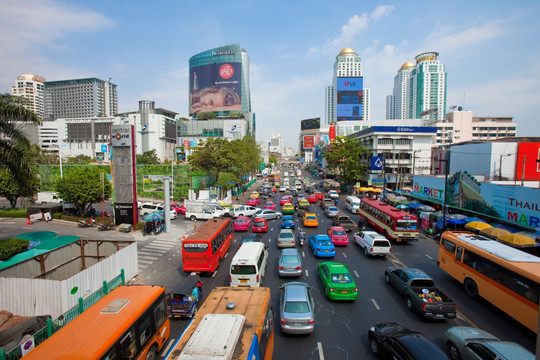 泰国街景 曼谷街景