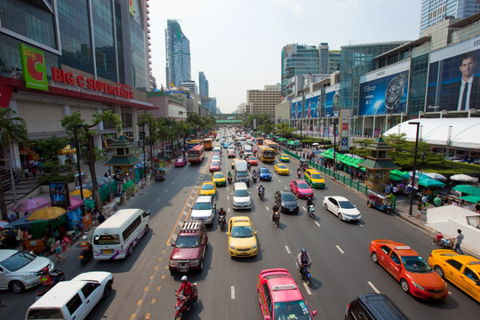 泰国街景 曼谷街景