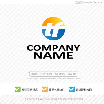 tf字母 LOGO 字母TF