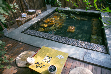 下棋泡温泉