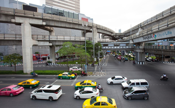 泰国街景 曼谷街景