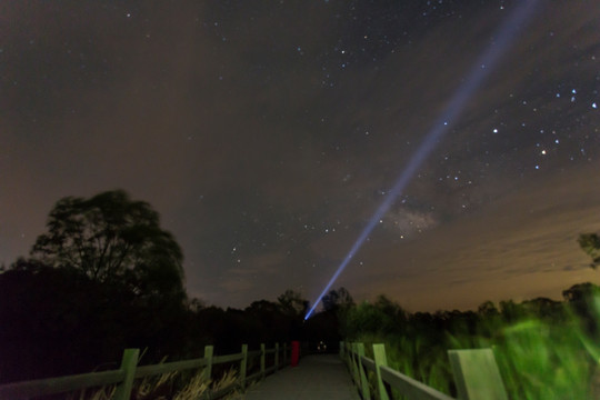 湿地银河星空