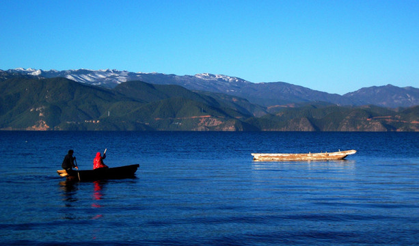 泸沽湖风光