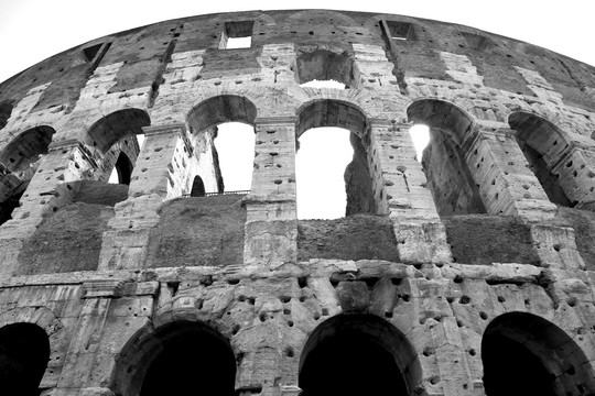 罗马圆形竞技场 外墙 墙洞