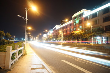 城市街道夜景