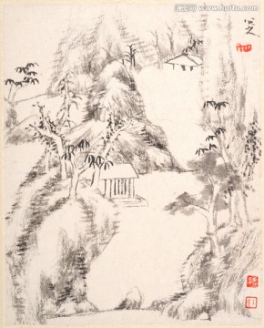 高清山水國畫