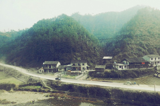 山村 怀旧风格