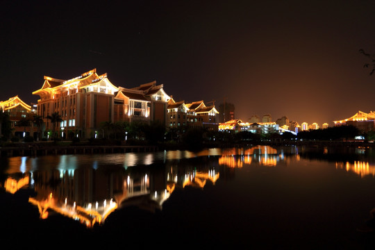 厦门 集美大学 夜景