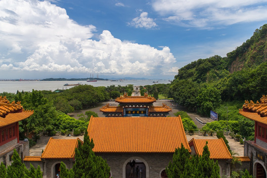 南沙天后宫 南沙入海口