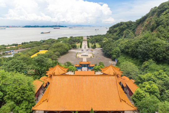 南沙天后宫 南沙入海口