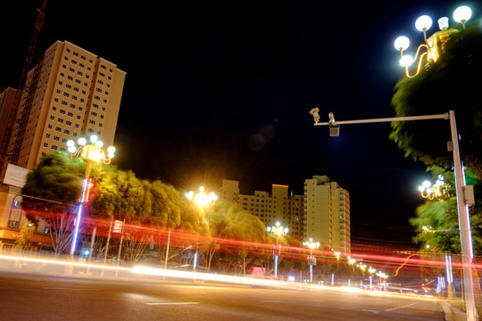 公路夜景