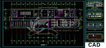 四层办公楼CAD