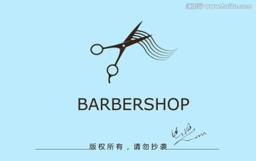 理發(fā)店logo