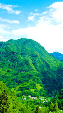 山脚人家 大山深处