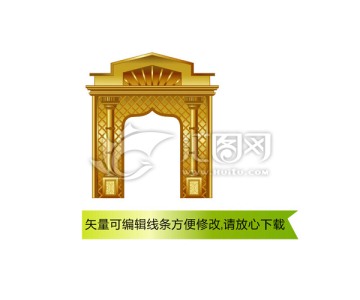 大門 拱門 高檔奢華氣派大門