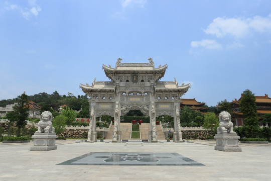 厦门 梅山寺 大门 门楼