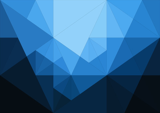 蓝色几何背景 三角形拼接底纹