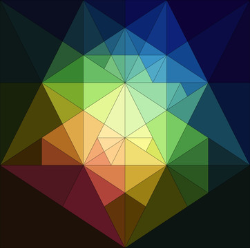 抽象唯美几何背景 三角形拼接