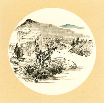 国画山水画