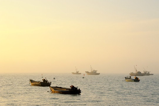 海港日出