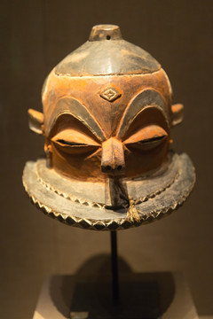 非洲珍稀面具 东彭徳族 男面具