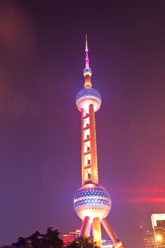 上海东方明珠夜景