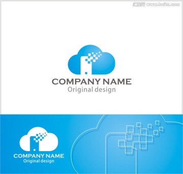 云logo 電子科技logo