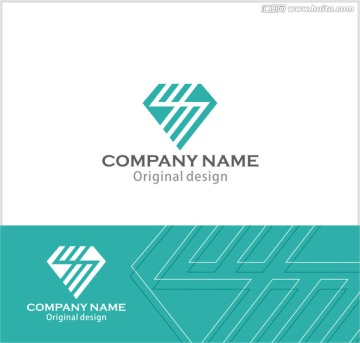 鉆石logo 字母S 標(biāo)志設(shè)計(jì)