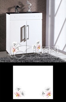 玉蘭 花卉 鞋柜