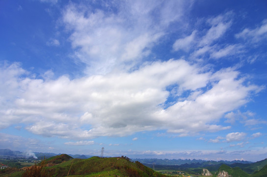 蓝天白云风景