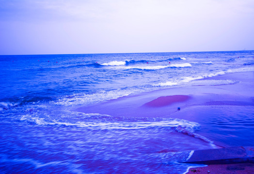 蓝色的海岸
